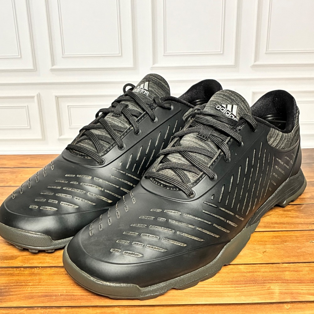 Adidas Adipure Sport Womens Golf Shoes Black Charcoal BB8012 Size 7